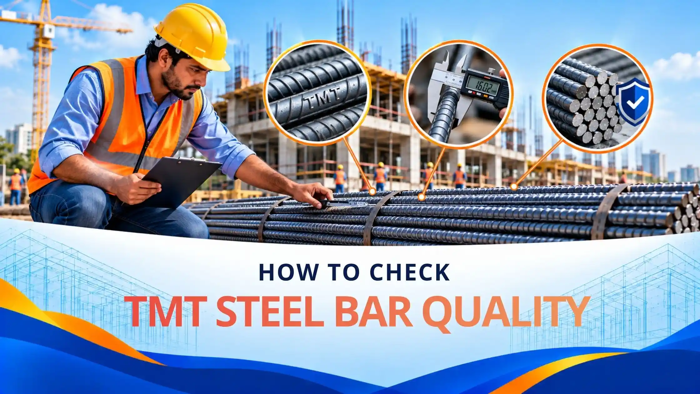 How to Check TMT Steel Bar Quality: A Simple Site Guide